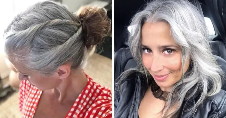 35 Women Who Prove Natural Gray Hair Shouldn T Be Covered Up